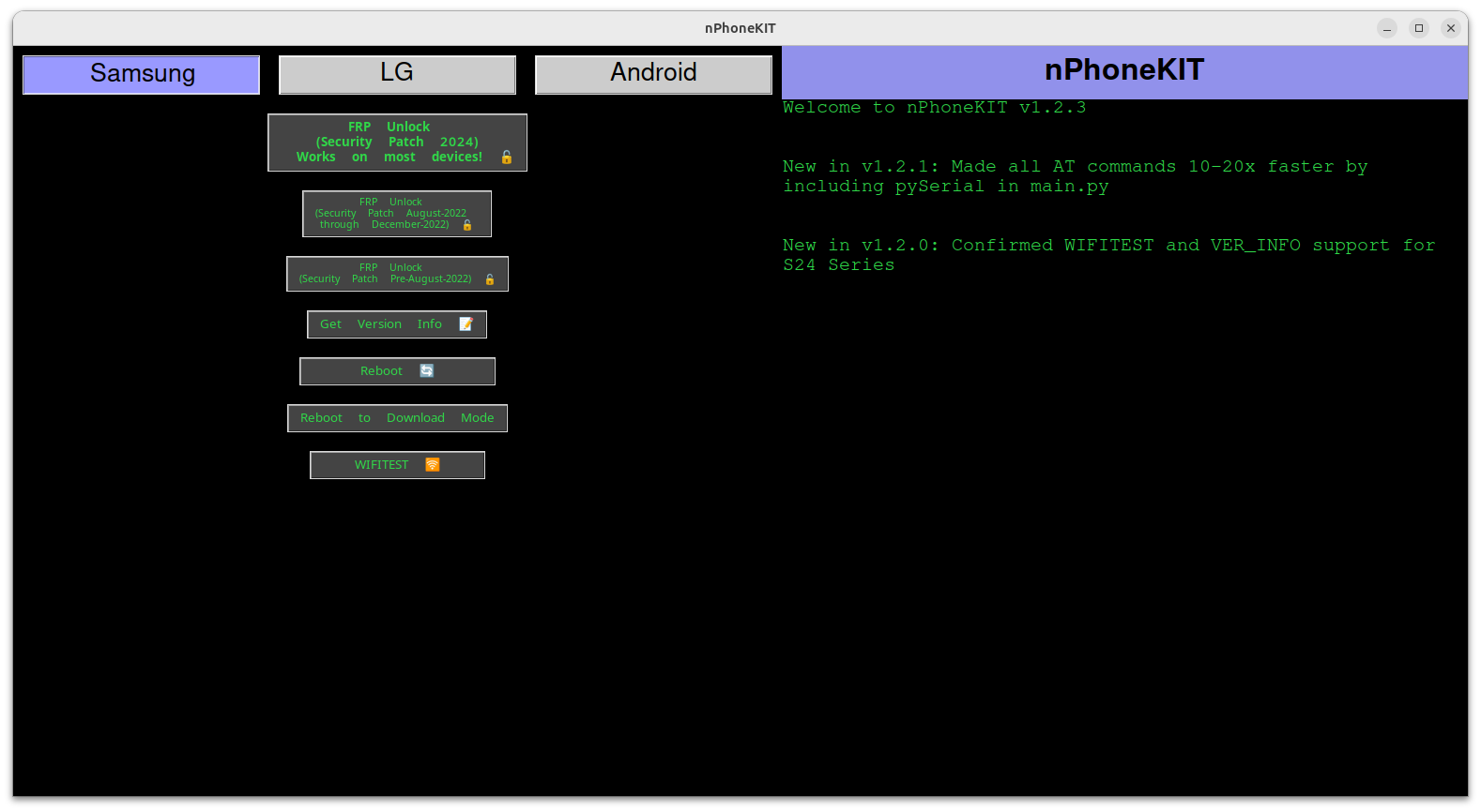 nPhoneKIT Desktop Window